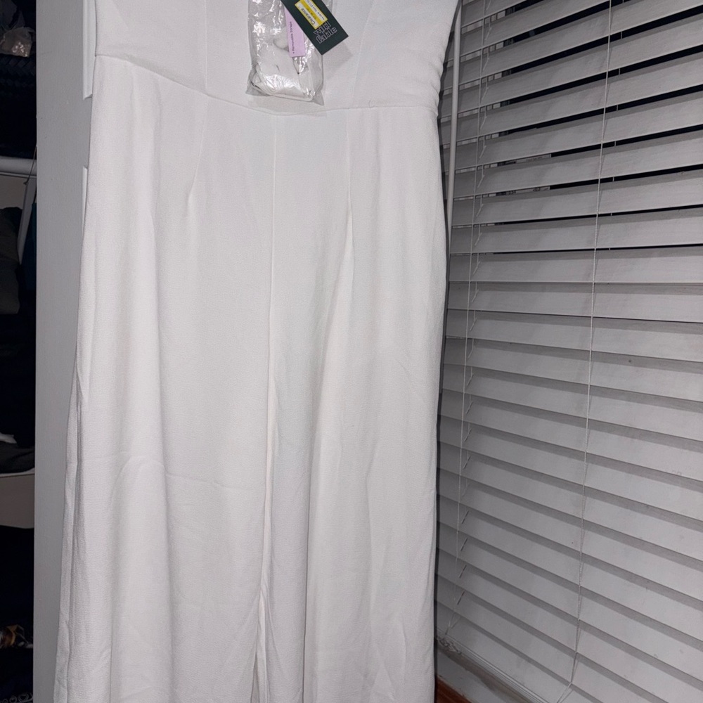 Elegant White Women's Dress